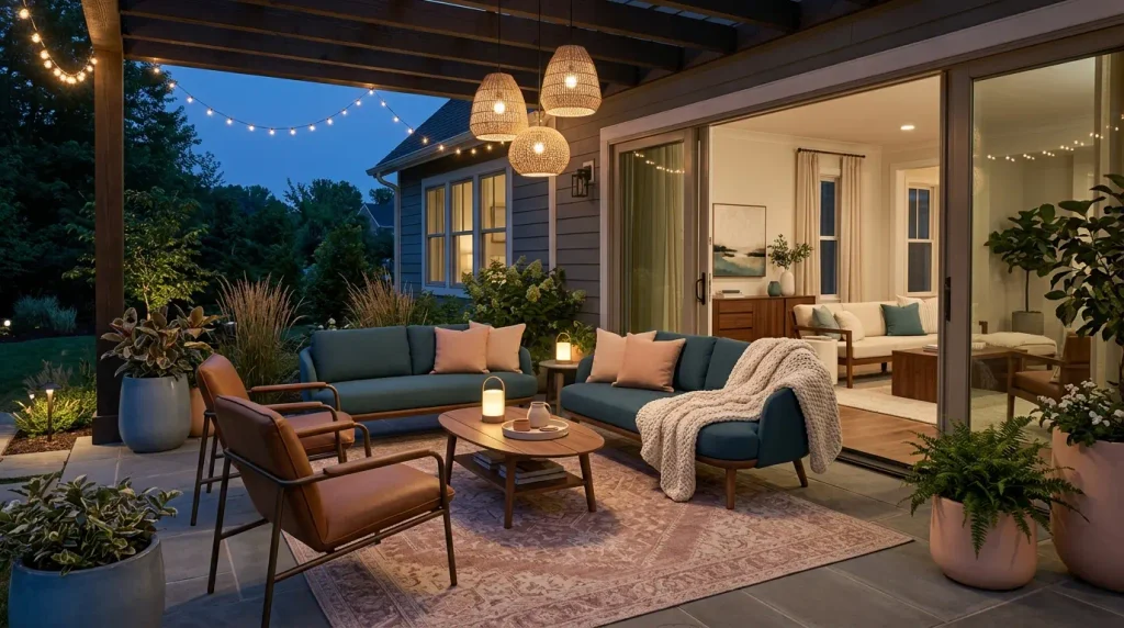 Outdoor evening decor ideas