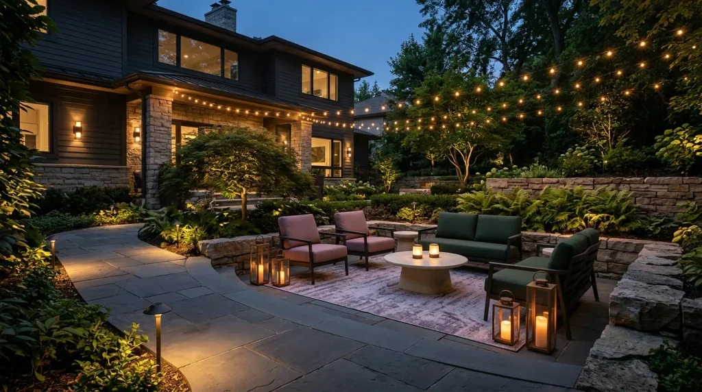 Outdoor lighting decor ideas