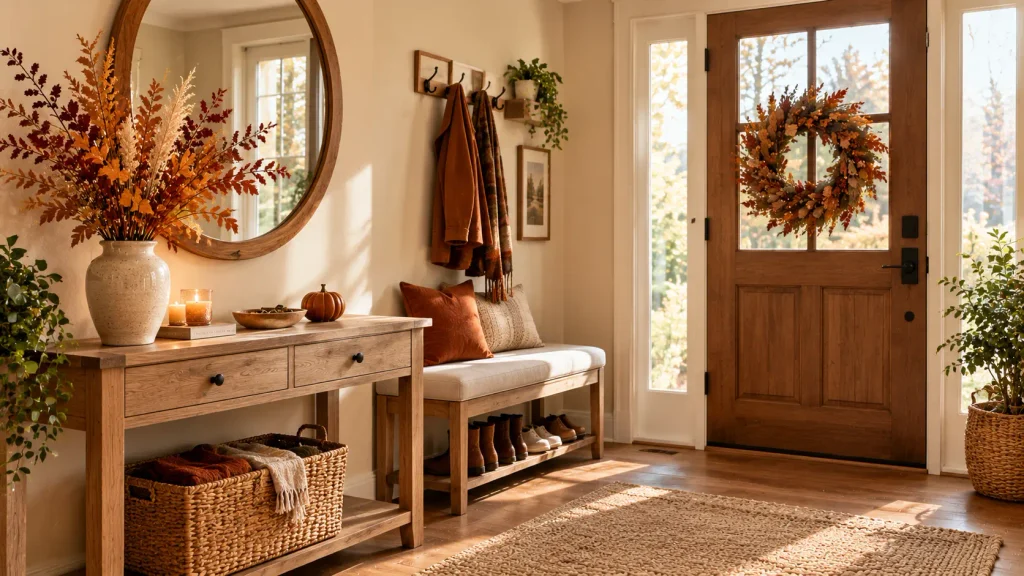Welcoming Autumn Entryway